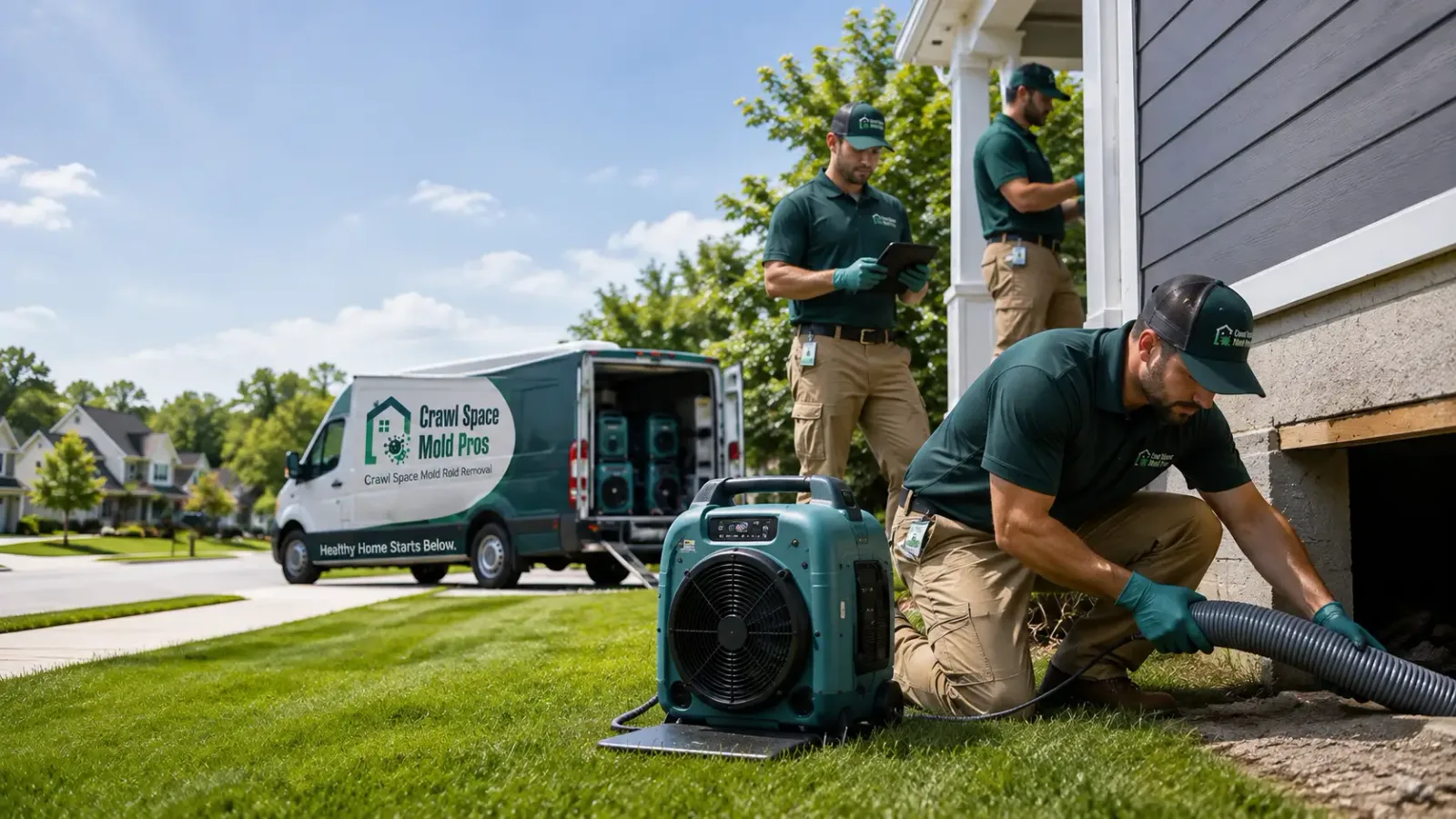 Crawl Space Mold Removal in Cornell, MI